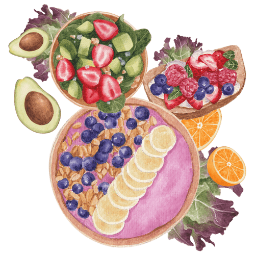 basenkur-basisches-essen-aquarell-transparent